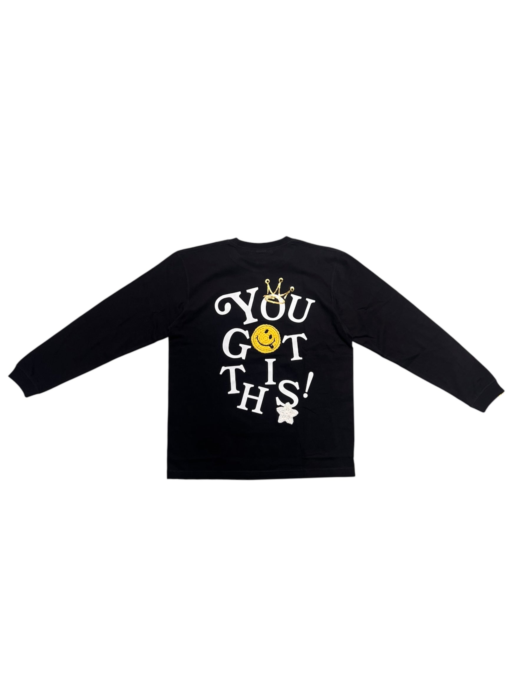 TCパイル スマイリーシークイン ロングスリーブ TｰSHIRT