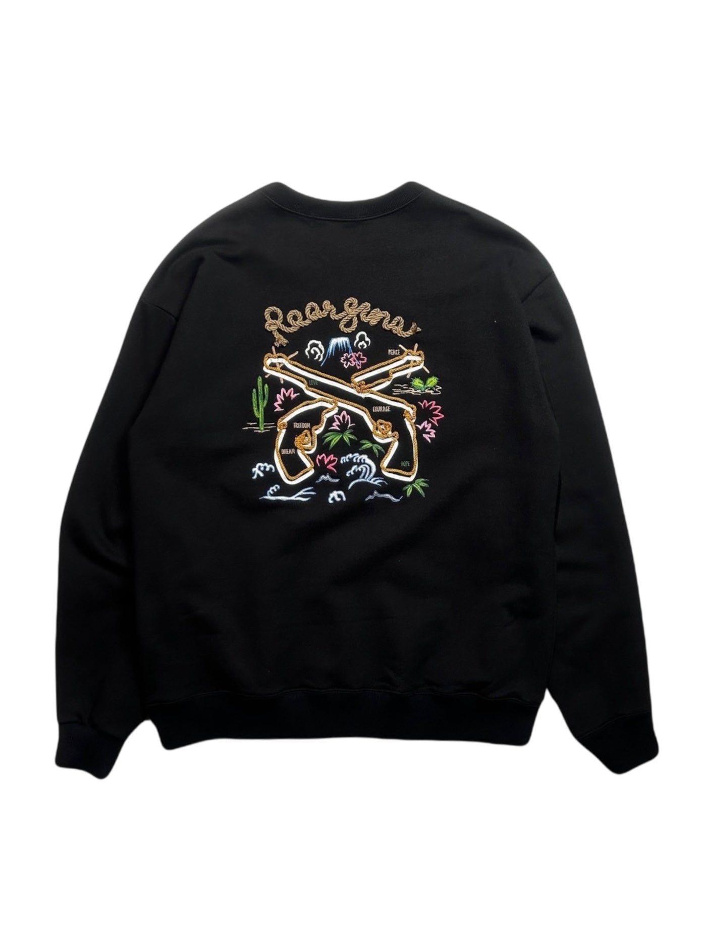 SOUVENIR SWEAT SHIRT / BLACK*COLOR