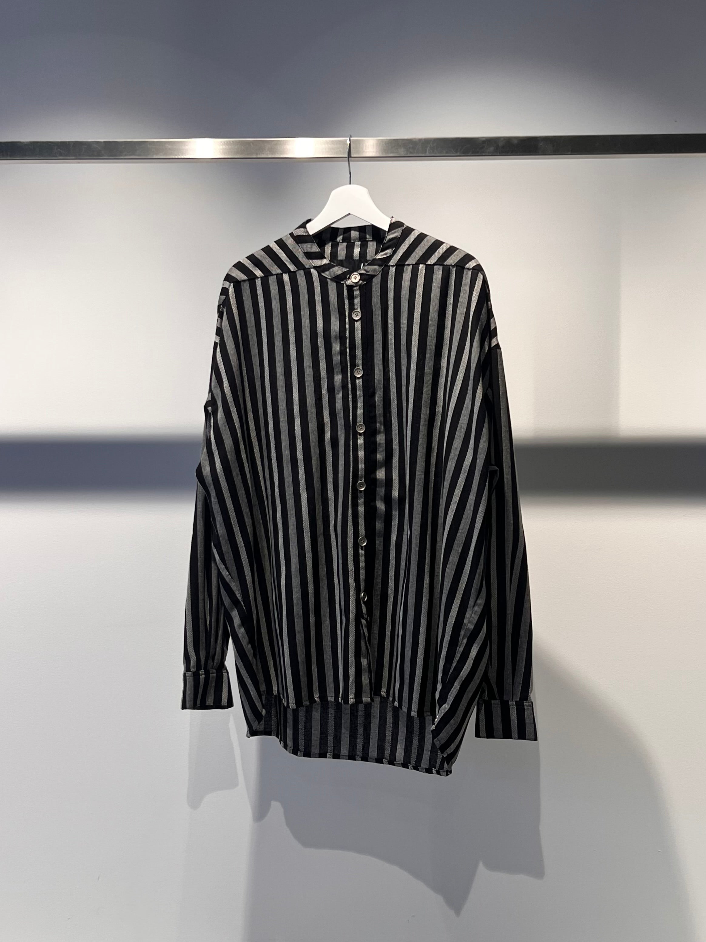 STRIPES SHIRTS(BLACK x LIGHT GREY)