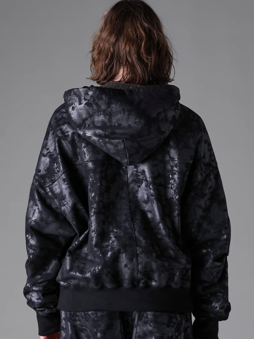 SWEAT ZIP HOODIE BLOUSON(BLACK)