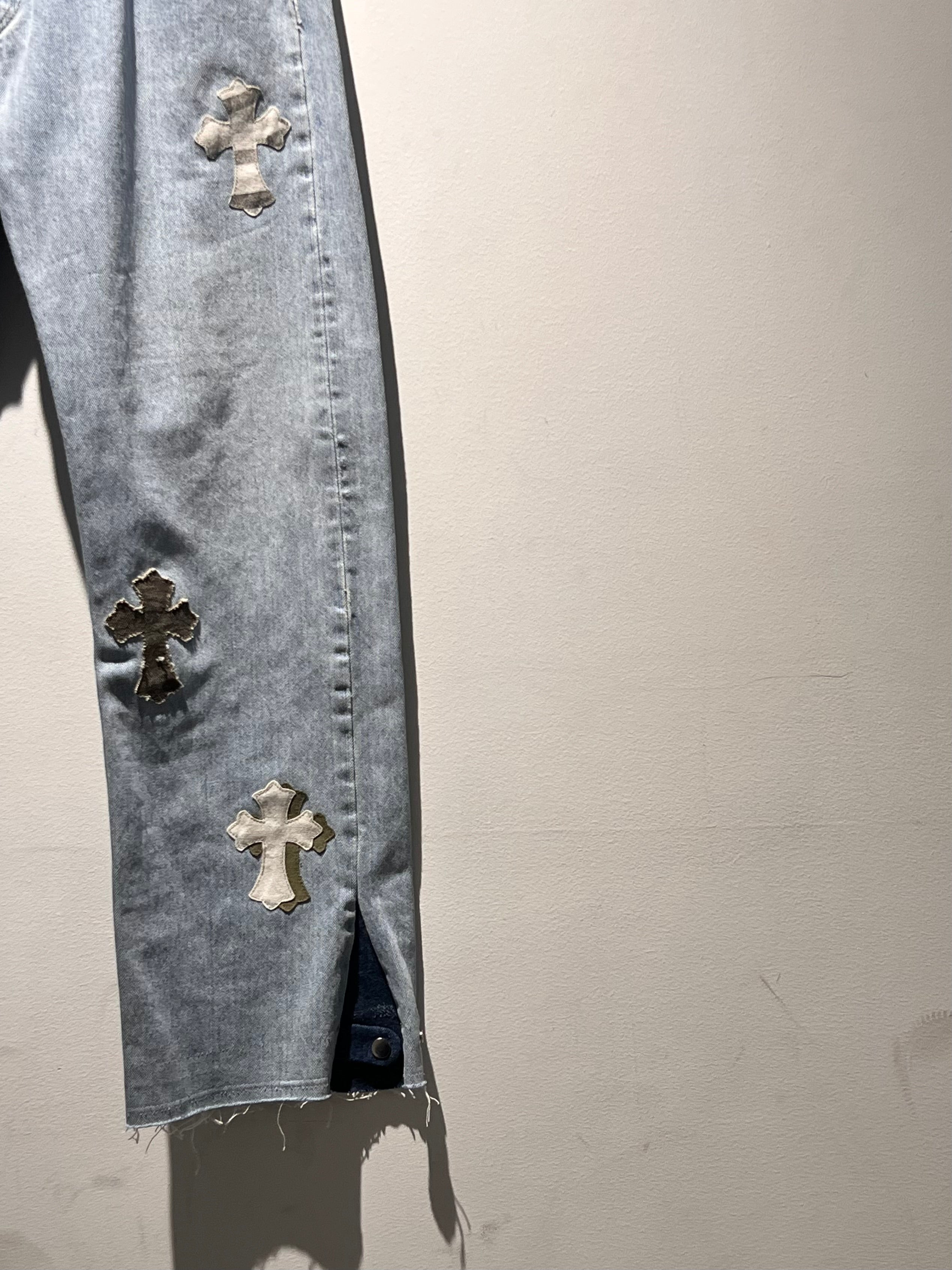 REMAKE CROS PATCH 2WAY DENIM