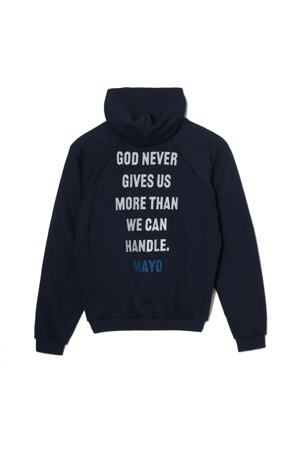 TRUST IN GOD EMBROIDERY HOODIE/NAVY
