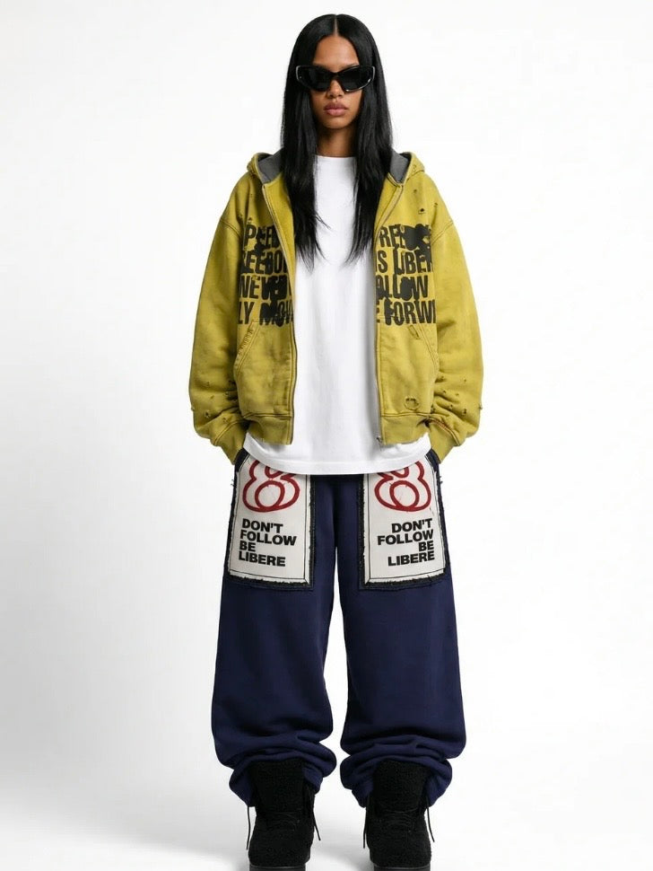 FULL SPEED ZIP HOODIE / YELLOW