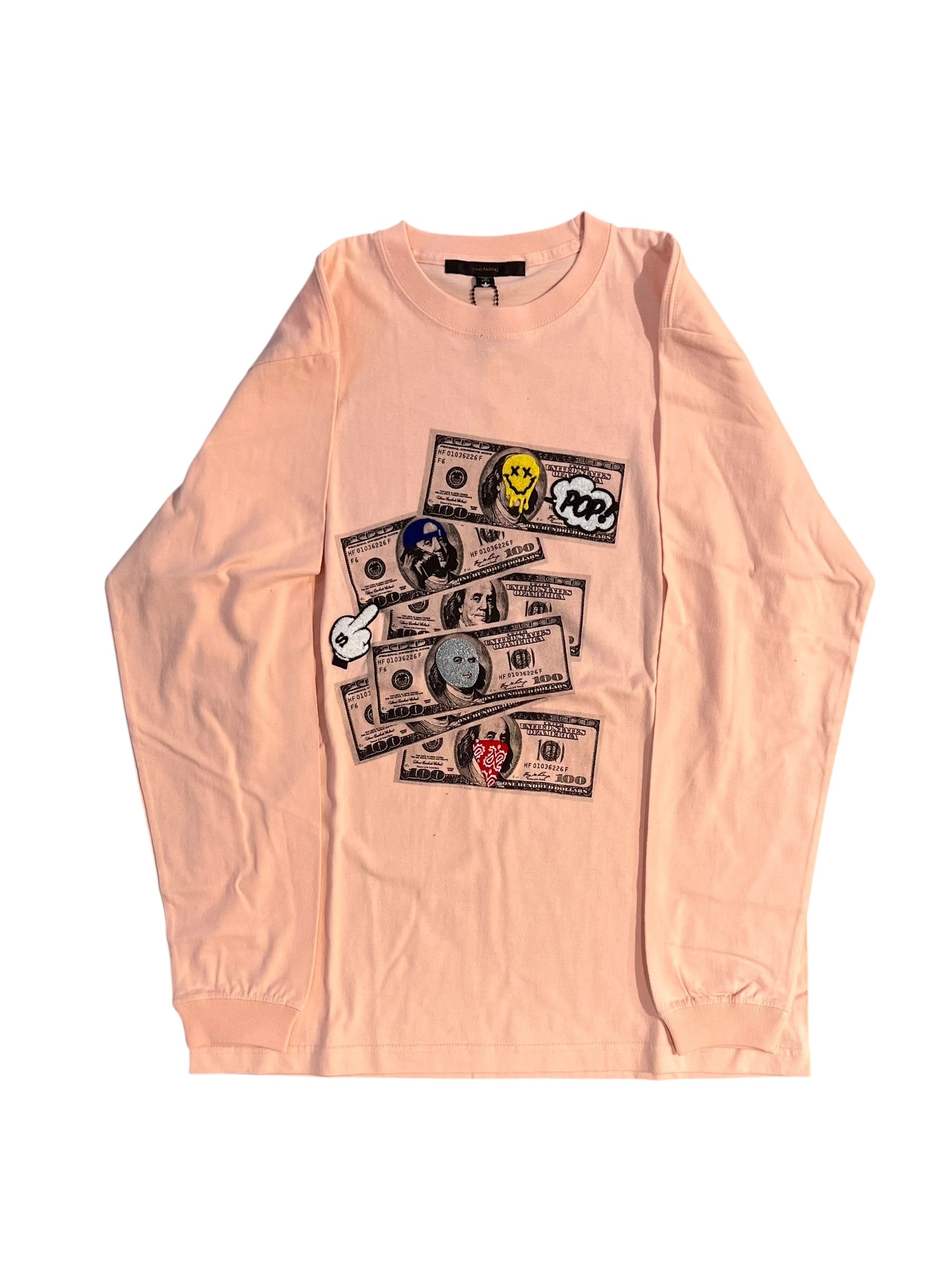 100DOLLAR サガラパッチ LS Tシャツ