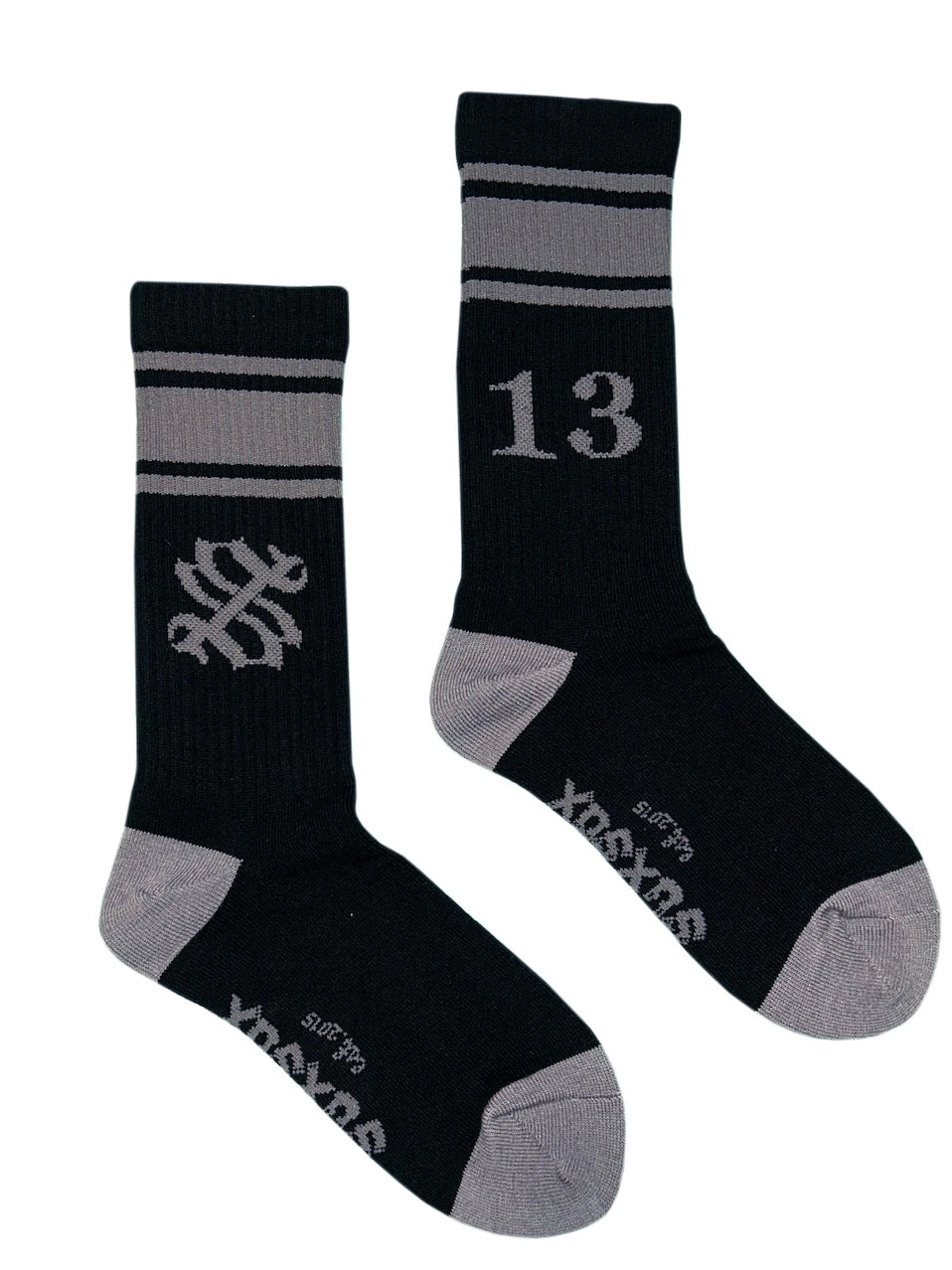 13 LOGO SOCKS / GRAY