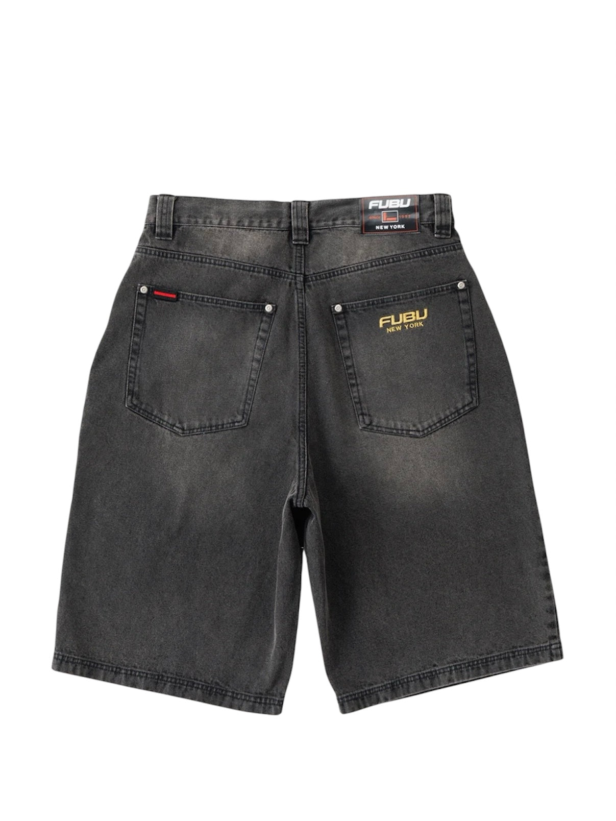 DENIM BUGGY SHORTS/ BLACK