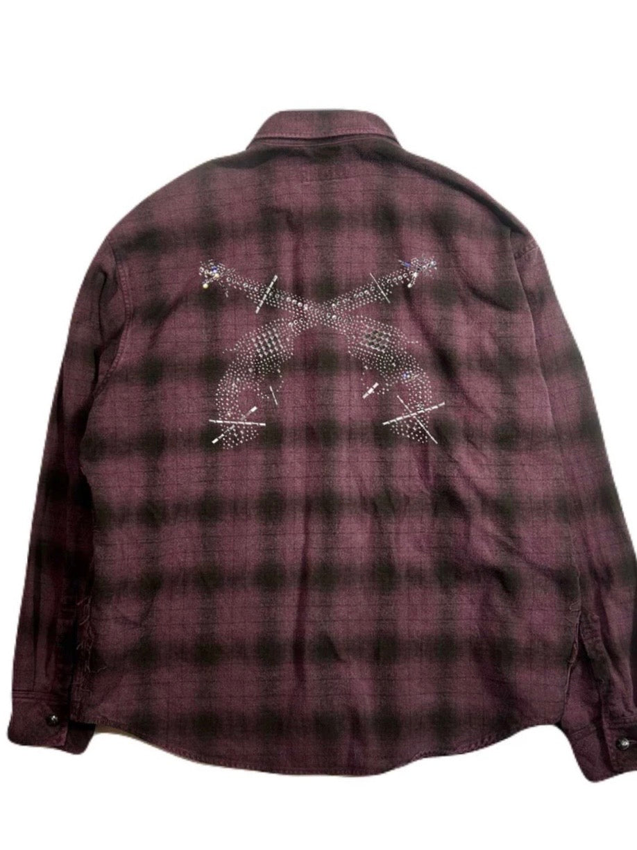 SHGGY CHECK SHIRT METAL