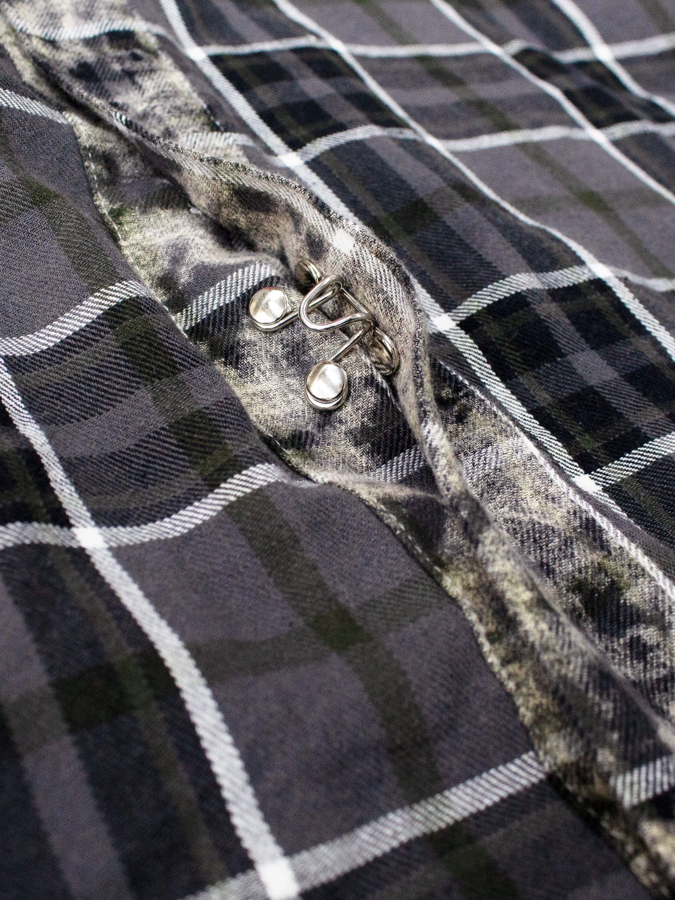 Bleached Reversible Check Shirts