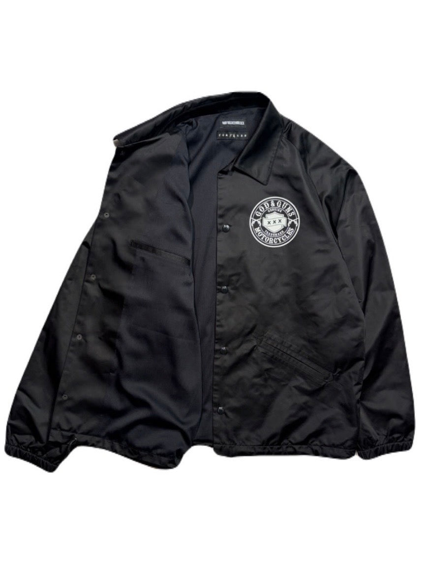 TRIPLE GUNS EMBLEM COACH JACKET