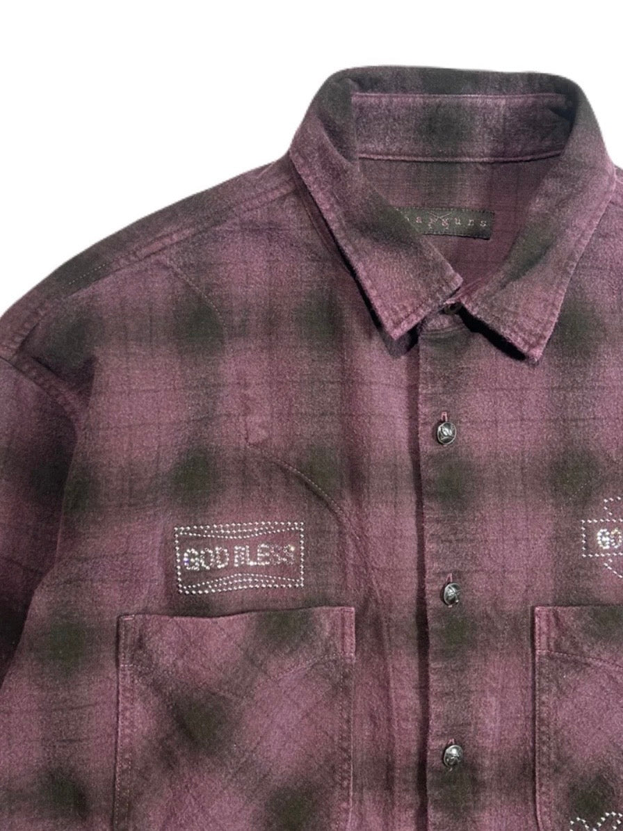 SHGGY CHECK SHIRT METAL