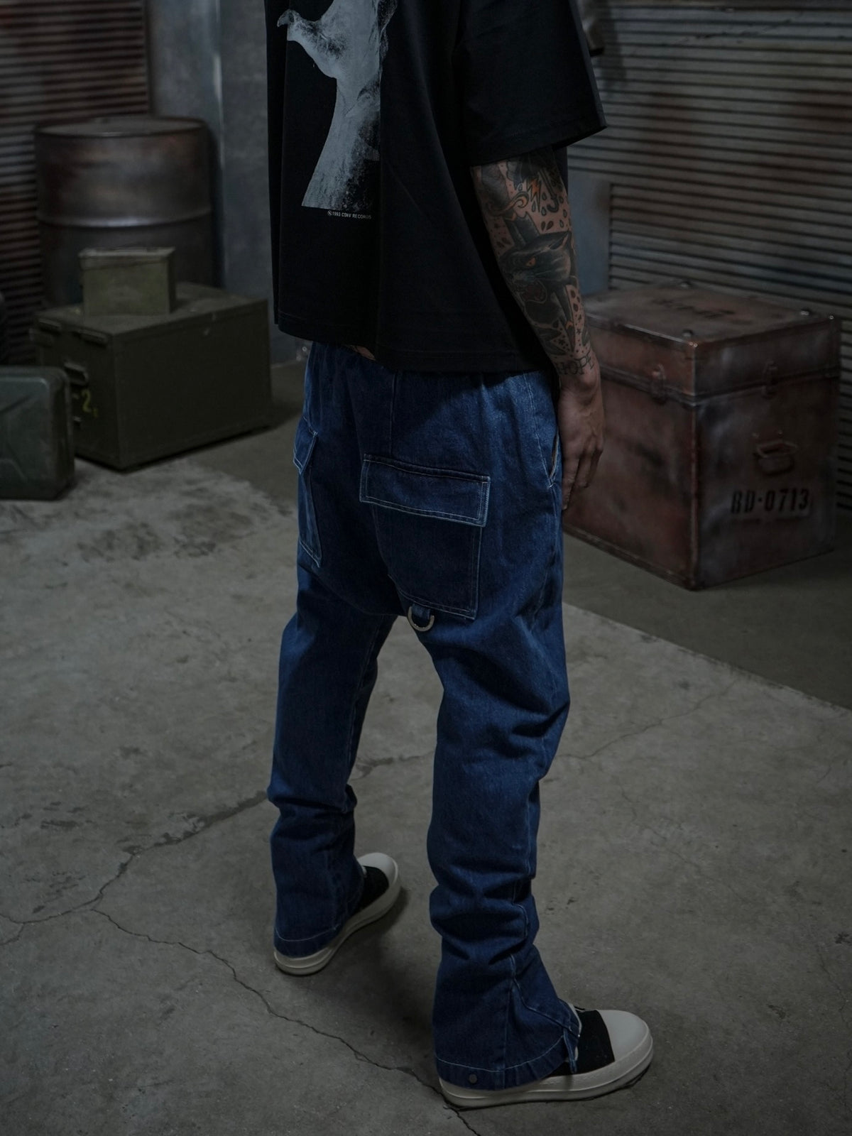WASH DENIM PANTS FROGMAN 5YEAR
