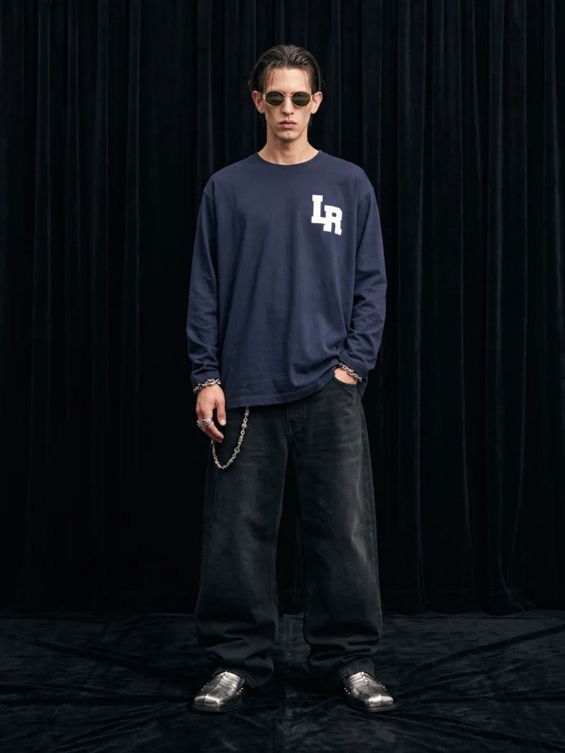 LR STANDARD LONG SLEEVE T-SHIRT / NAVY
