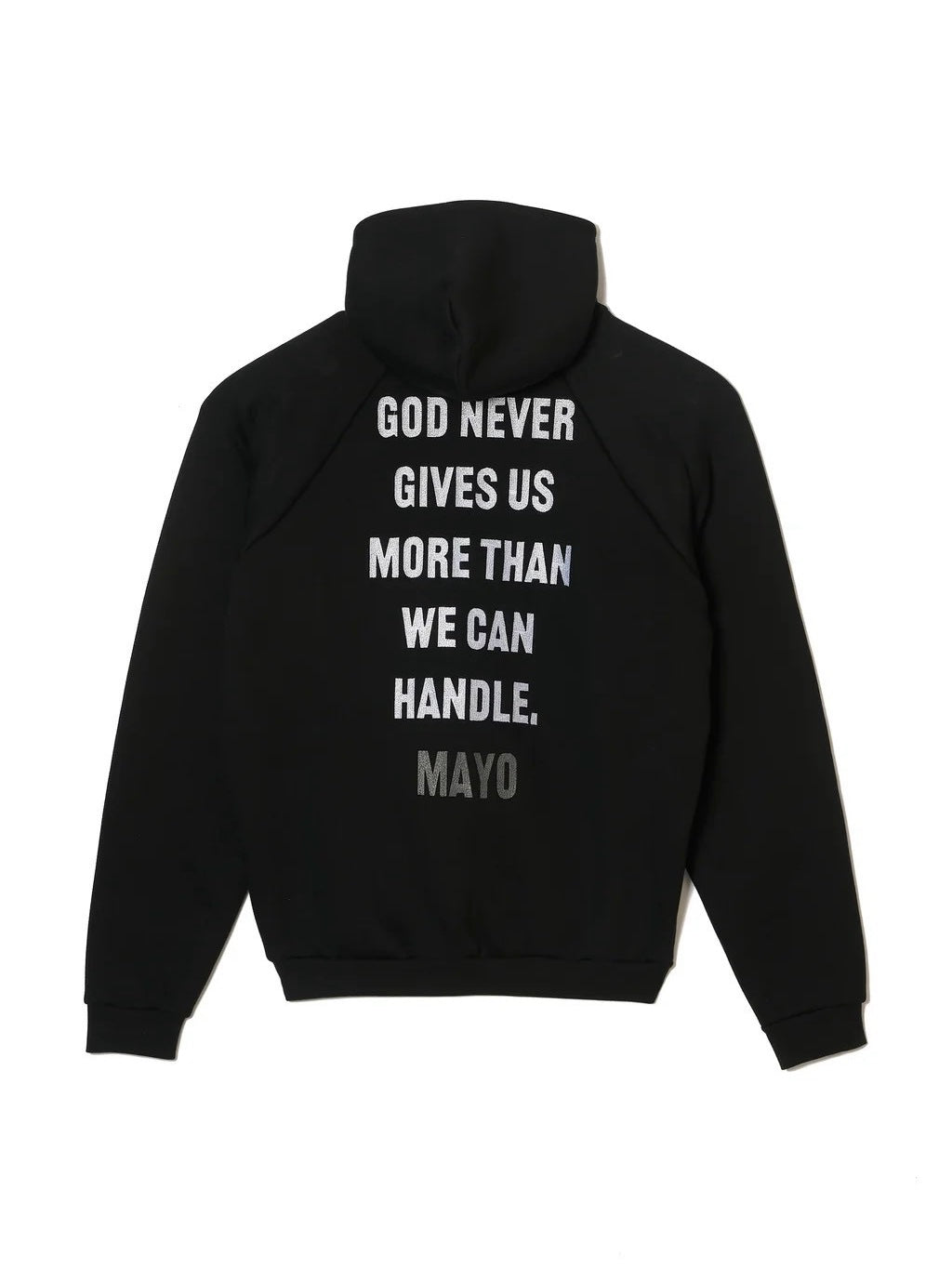 TRUST IN GOD EMBROIDERY HOODIE/BLACK