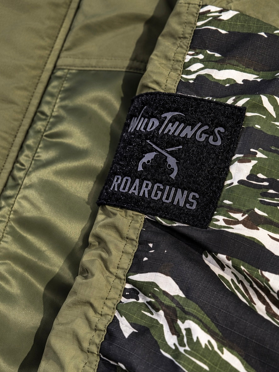 roarguns×WIDE THINGS SHORT MONSTER PARKA(KHAKI)