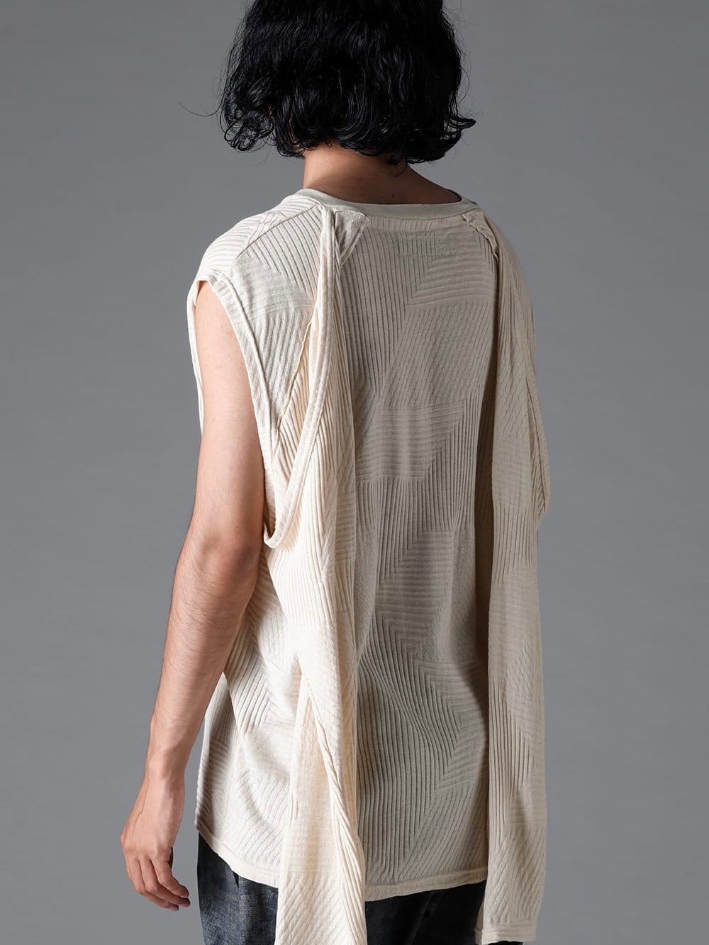 DEFORMED STRIPE PATTERN SHIVA LONG SLEEVE