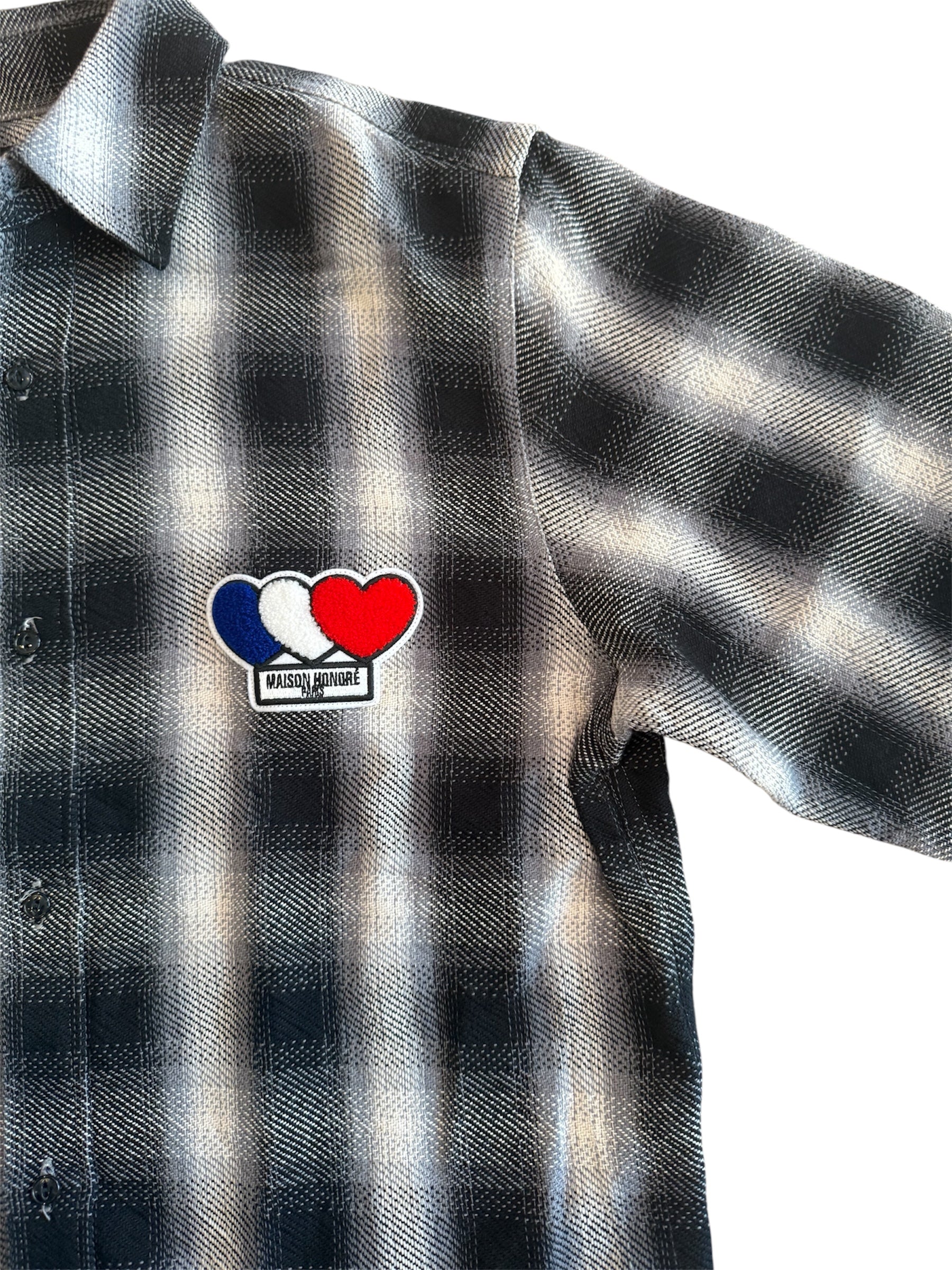 3HeartPatchCheckShirt