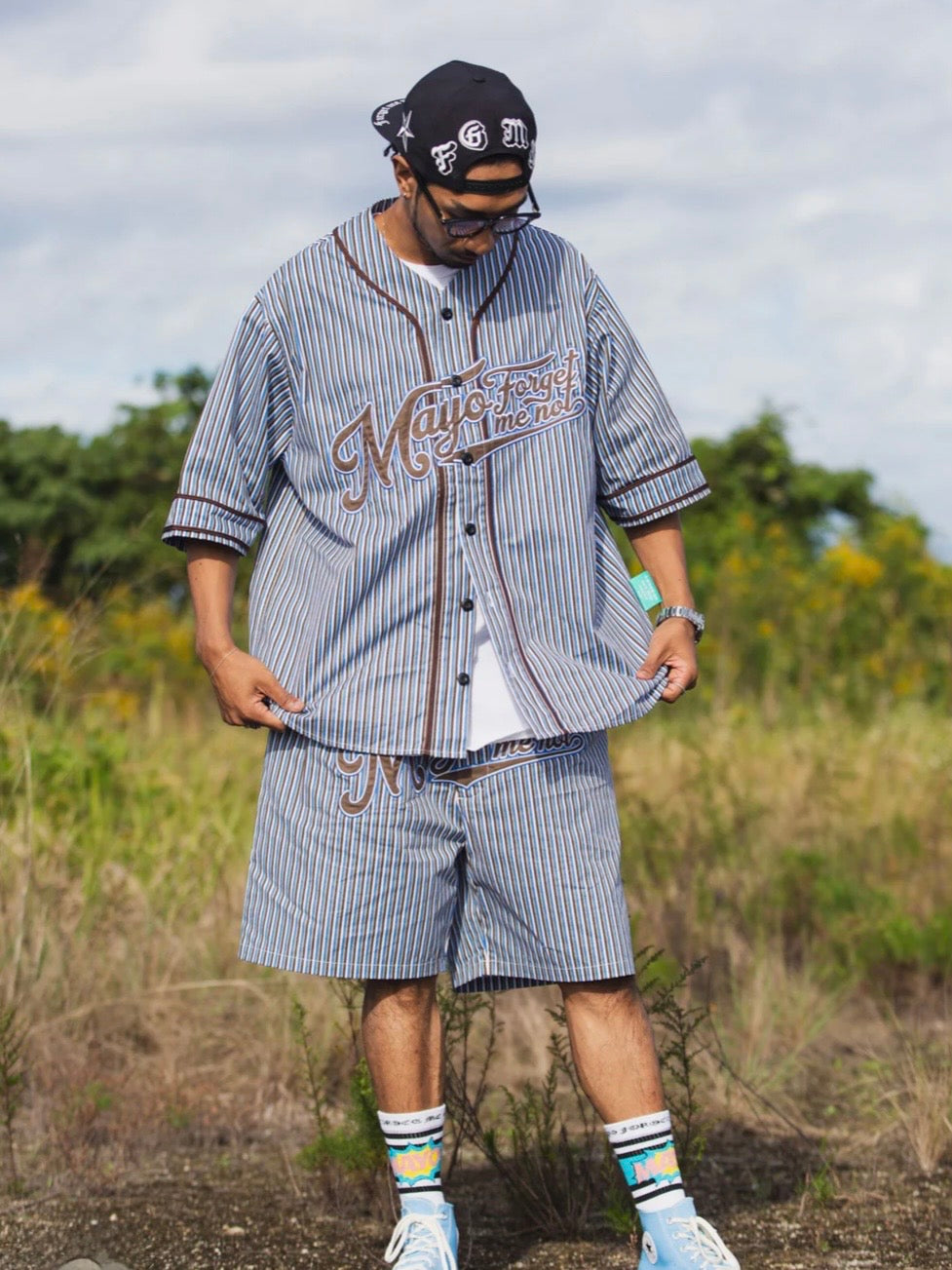 MAYO FGMN EMBROIDERY BASE BALL SHIRTS