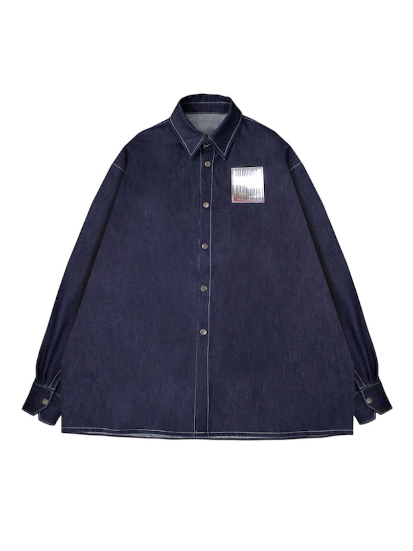 Over Size Denim Jacket GIANT
