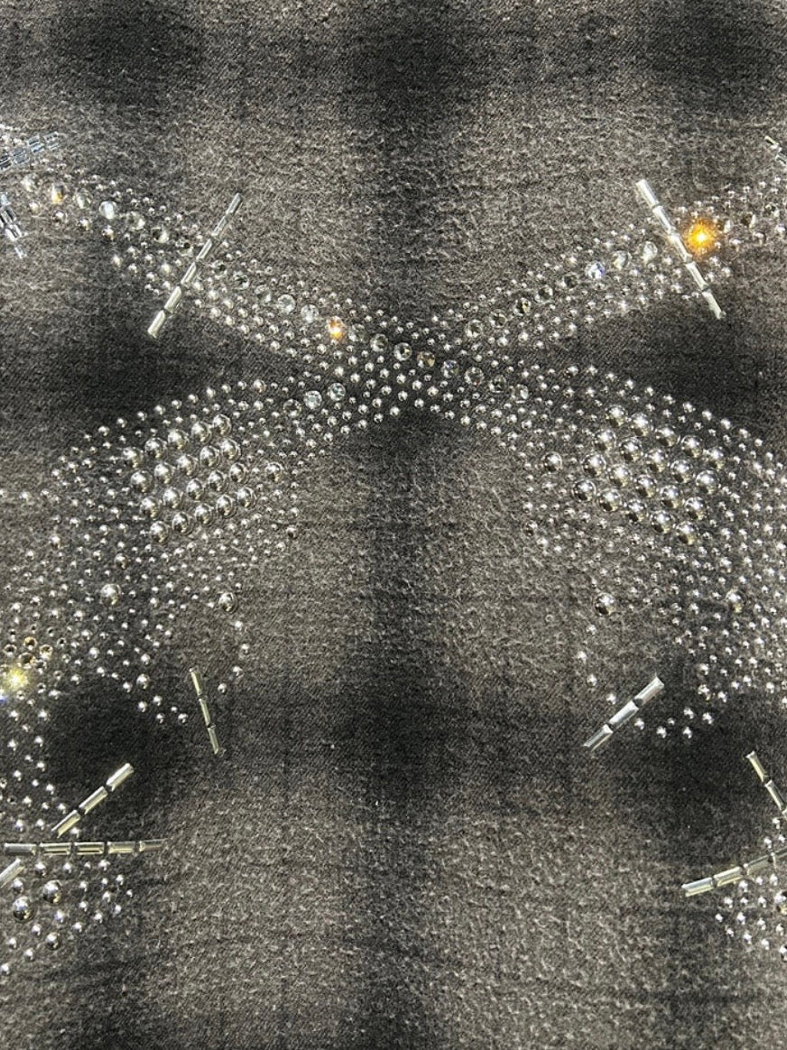 SHGGY CHECK SHIRT METAL