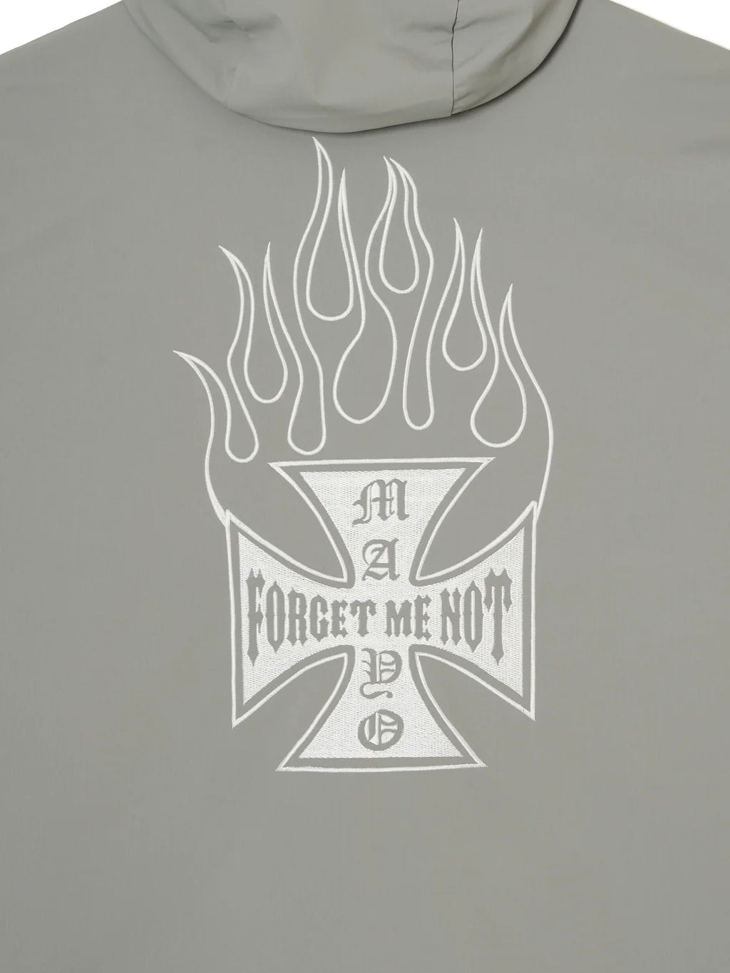 FIRE IRON CROSS EMBROIDERY NYLON JKT(GRAY)