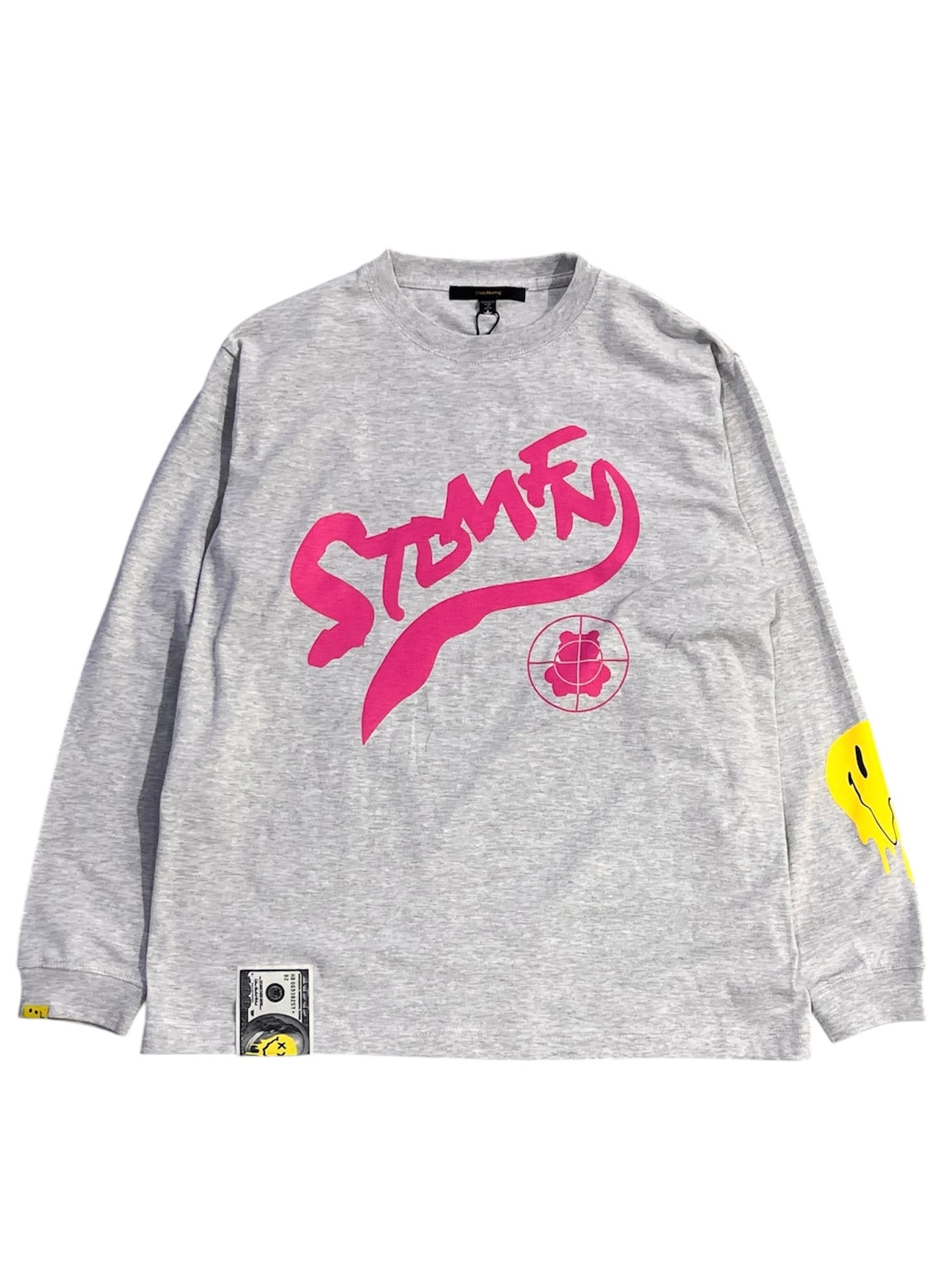 ウェービーロゴ&ドリップスマイル LSシャツ