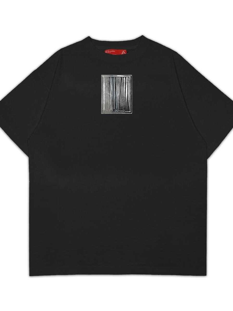 SILVER TAG TEE(BLACK)