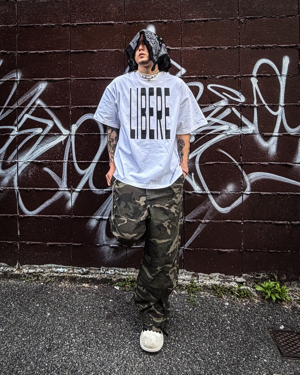 WIDE MILITARY PANTS / MILITARY CAMO