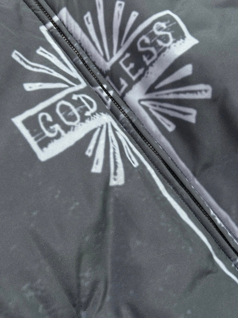 CROSS INKJET PRINT HOODIE