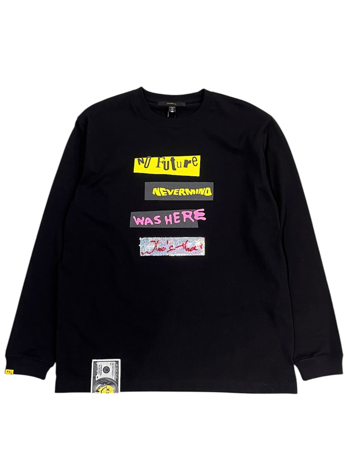 タイトルボックスシークイン LSシャツ