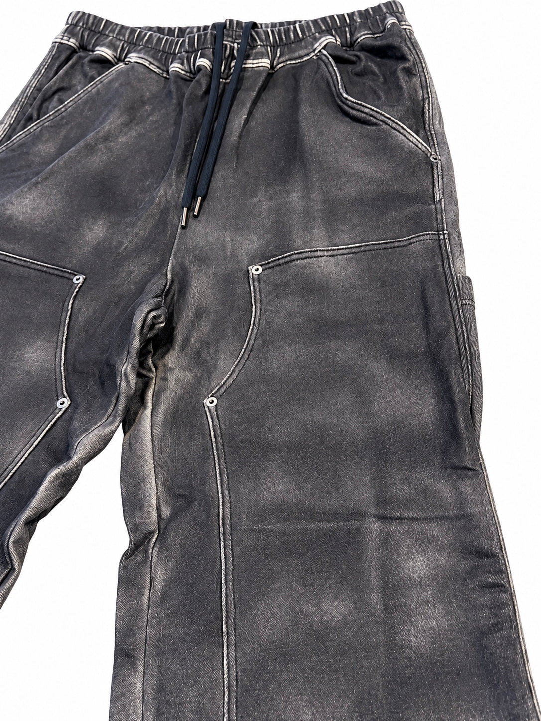 FOIL PRINT PANTS(GRAY)