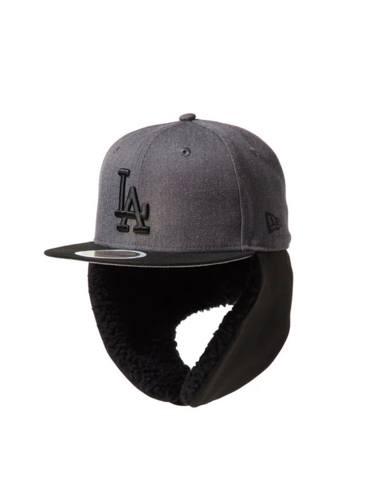 キッズ Kid's 59FIFTY Dog Ear ドッグイヤー ロサンゼルス・ドジャース ヘザーグラファイト/ブラック