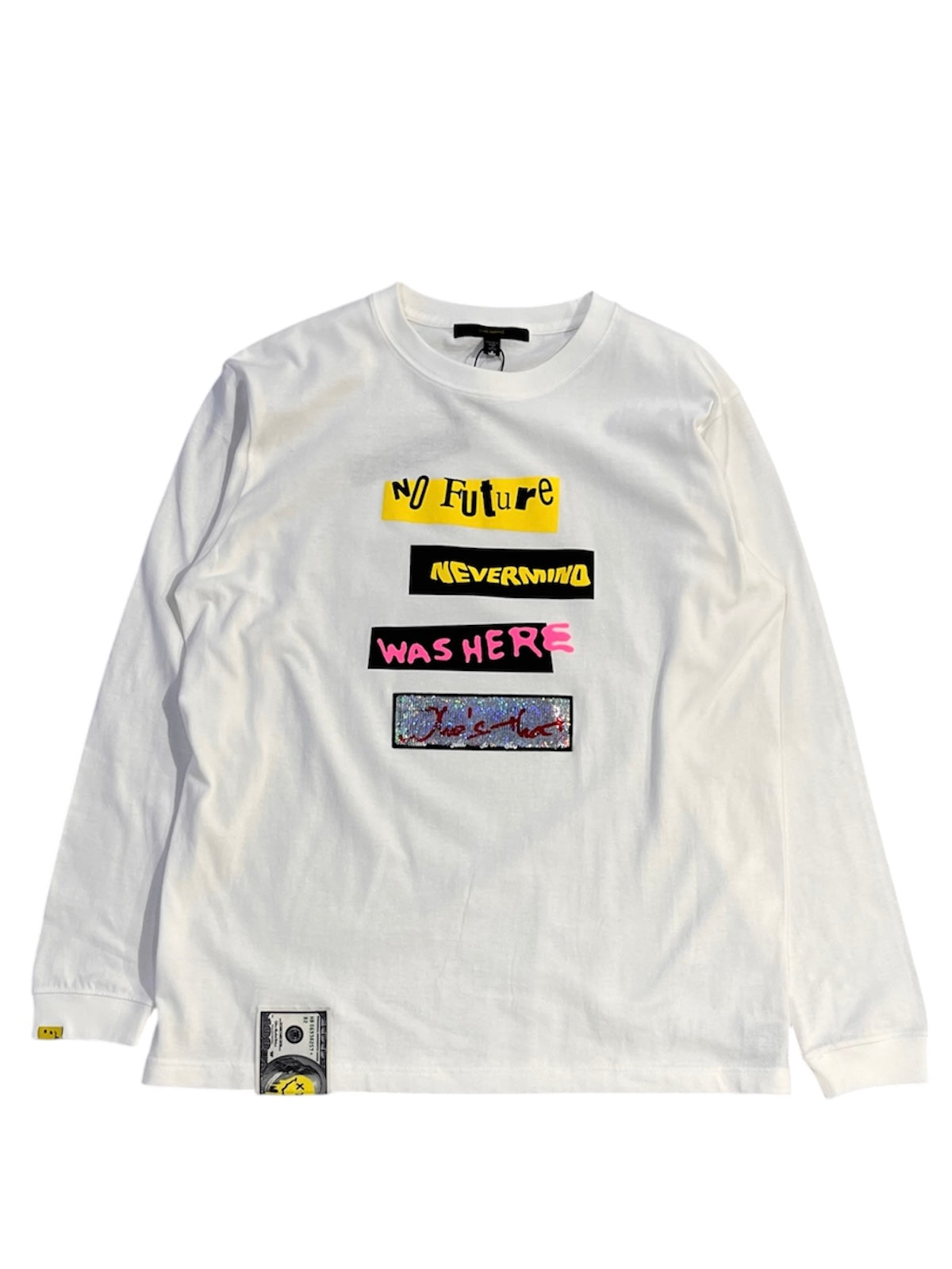 タイトルボックスシークイン LSシャツ