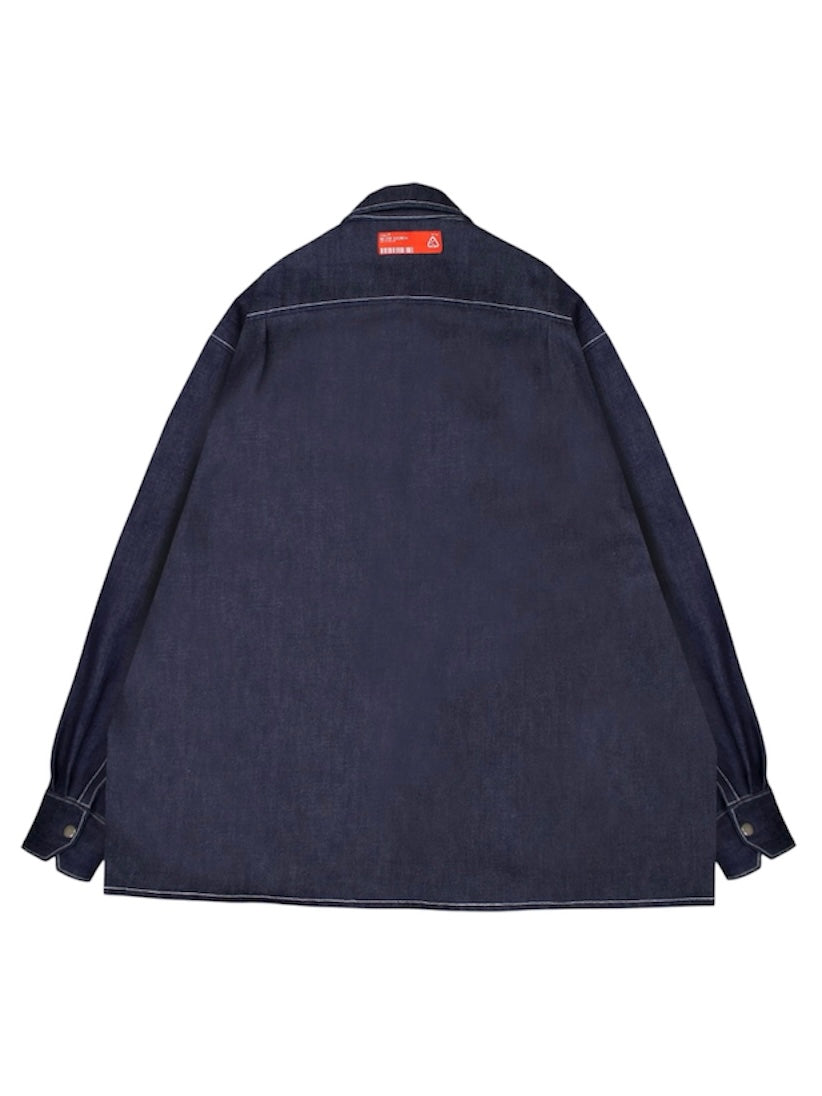 Over Size Denim Jacket GIANT