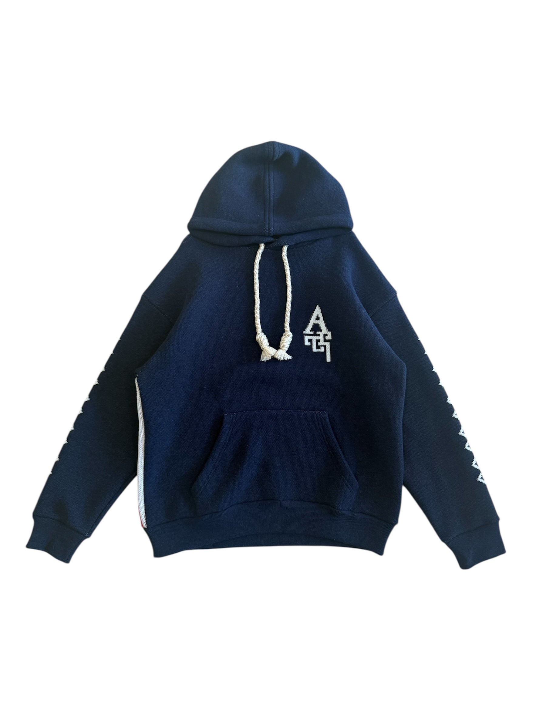 FLAG KNIT HOODIE